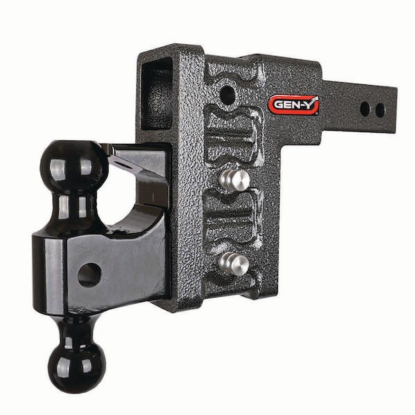 Gen-Y Hitch MEGA-DUTY 2.5 Shank 6 Drop 3.5K TW 32K Hitch & GH-0161 Dual-Ball & GH-0162 Pintle Lock GH-1623 - main